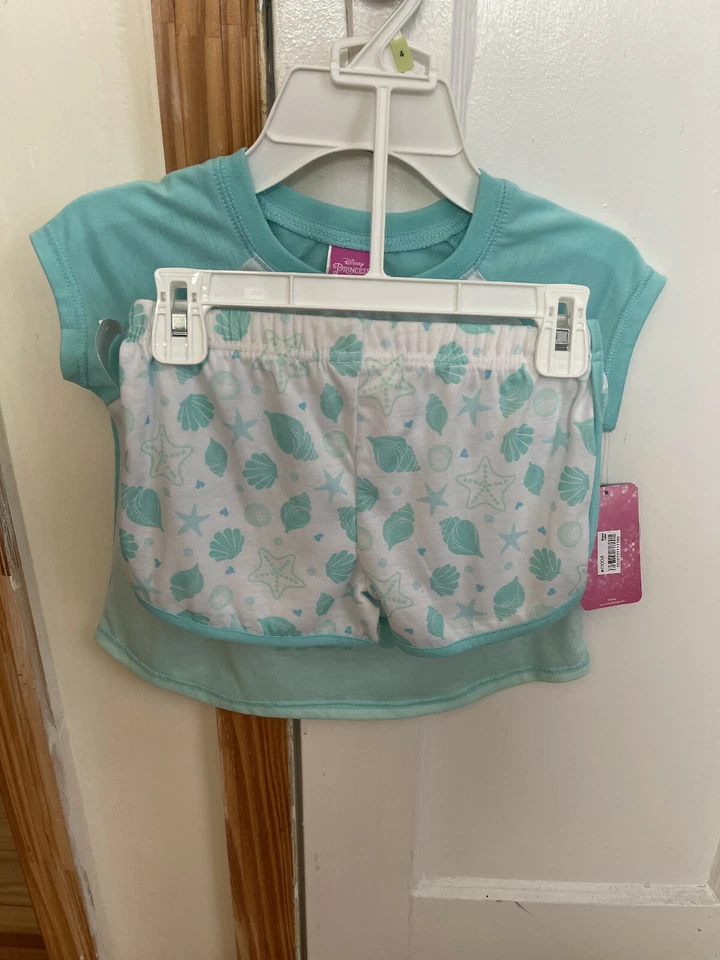 Girls Disney Ariel Pajamas size 4 - Image 2 of 4