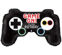 1 36 Video Game Controller Balloon And 1 18 Happy Birthday Leveled Up Balloon 1 36 Video Game Controller Balloon And 1 18 Happy Birthday Leveled Up Balloon