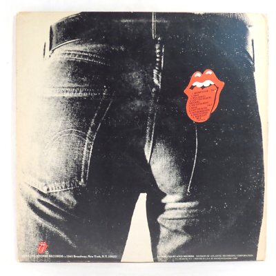 ROLLING STONES – Sticky Fingers 1971 1st US WL Promo LP EX/ NM Andy Warhol ROLLING STONES – Sticky Fingers 1971 1st US WL Promo LP EX/ NM Andy Warhol