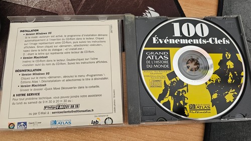 Grand Atlas de l'histoire du monde : 100 Evénements clefs, App Cdrom pour Window - Photo 2/2