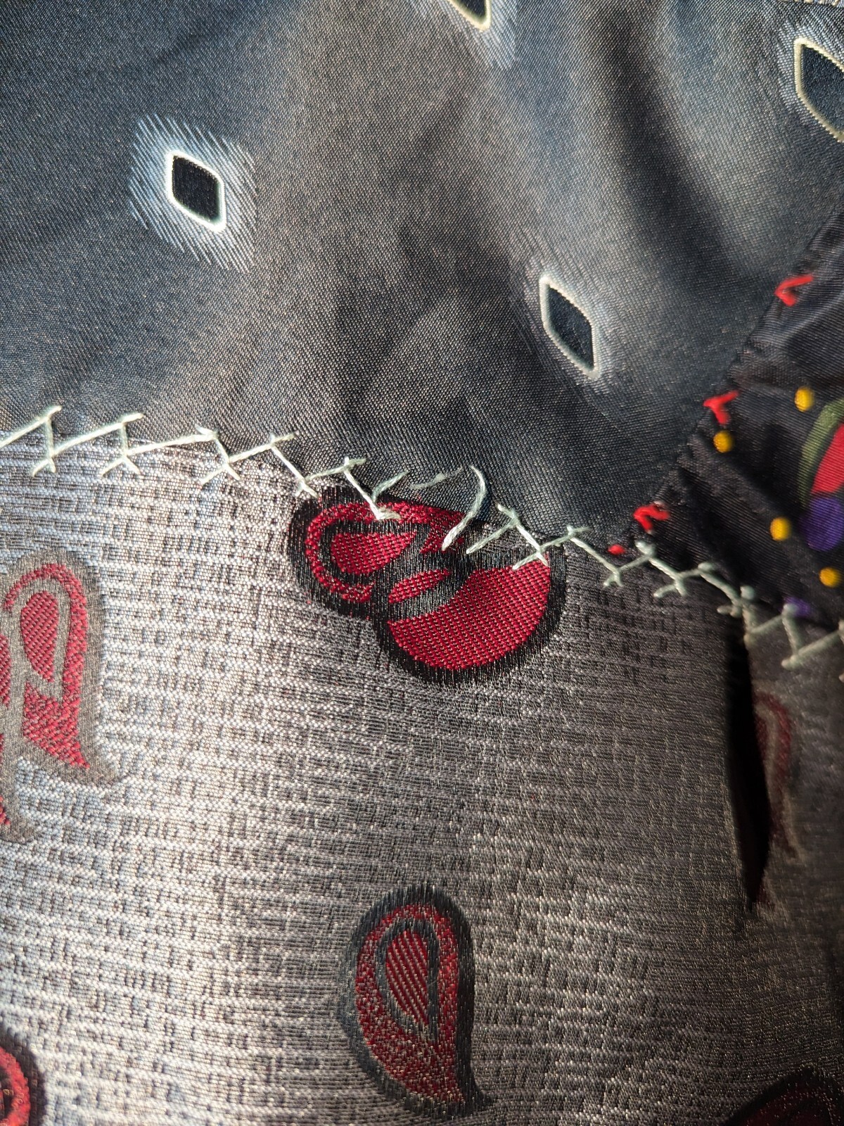 Vintage Reworked OSCAR De La RENTA Patchwork Coat… - image 11