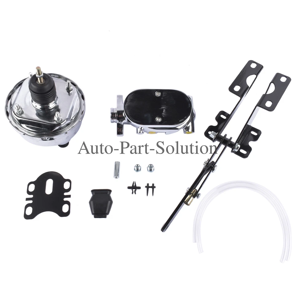 Tambor de disco de conversión maestro de refuerzo de freno de 7" para Ford Torino Ranchero 1966-1973 Foto 3 de 4