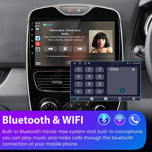 DAB+ Carplay 64GB Android 13 Car Stereo Radio GPS For Renault Clio 4 2017-2019 - Picture 10 of 19