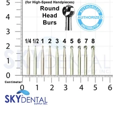 Kerr Carbide Burs FG1/4 FG1/2 FG1 FG2 FG3 FG4 FG5 FG6 FG7 FG8 TOP QUALITY