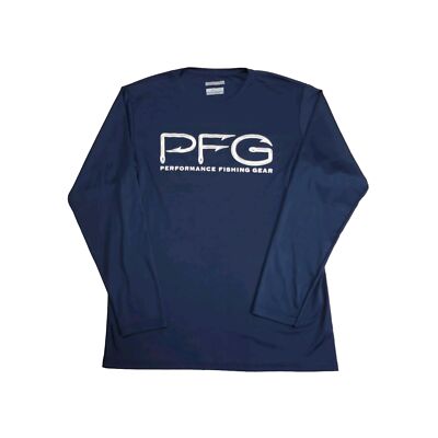 Columbia Omni-Shade Sun Protection Men's Medium Long Sleeve PFG Fishing  Shirt