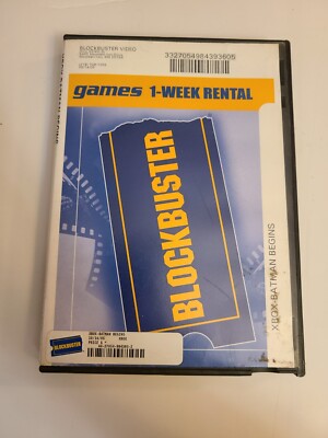 Blockbuster Batman Begins XBOX Rental Game Case ONLY RARE | eBay