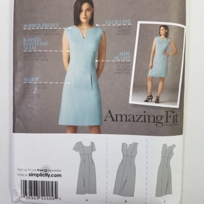 strapless open back dress Signature Dress Sewing Pattern