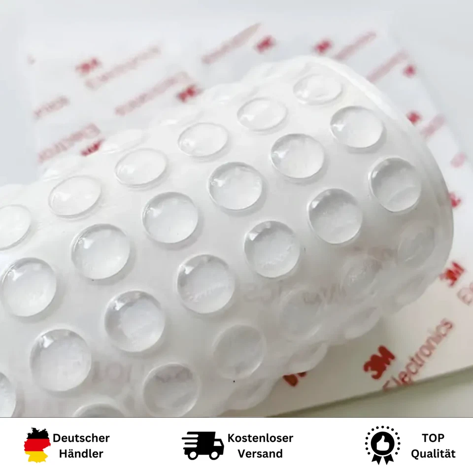 Silikon Anschlagpuffer 100 Stück Elastikpuffer Schutzpuffer Puffer Wandschutz - Bild 3 von 4