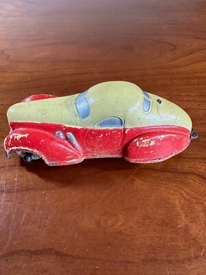 VINTAGE 1930s SUN RUBBER COMPANY Toy Car Model Z-72 Coupe