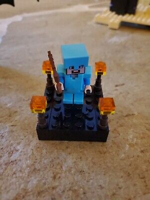 LEGO Minecraft #21117 The Ender Dragon 100% Complete w/Manual Minifigs &  Box