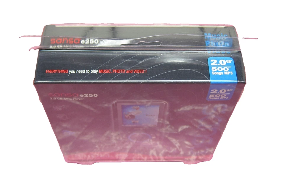 Genuine New Sealed SanDisk Sansa e250 2 GB MP3 Player - Image 2 of 3