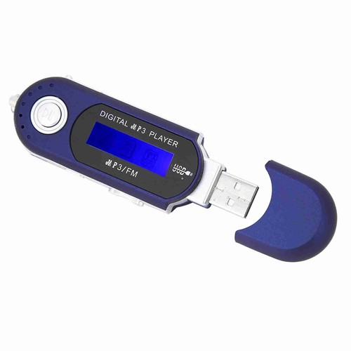 (Blue)MP3 Player With Earphone Portable Music MP3 USB Player With LCD Screen FM - Picture 13 of 22