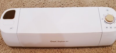 Cricut CXPL201 Explore Air Smart Cutting Machine With Cords Gold Trim