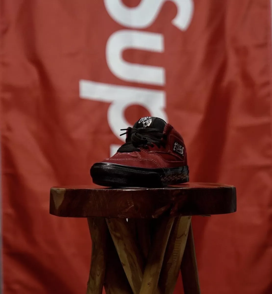 Vans half hotsell cab burgundy