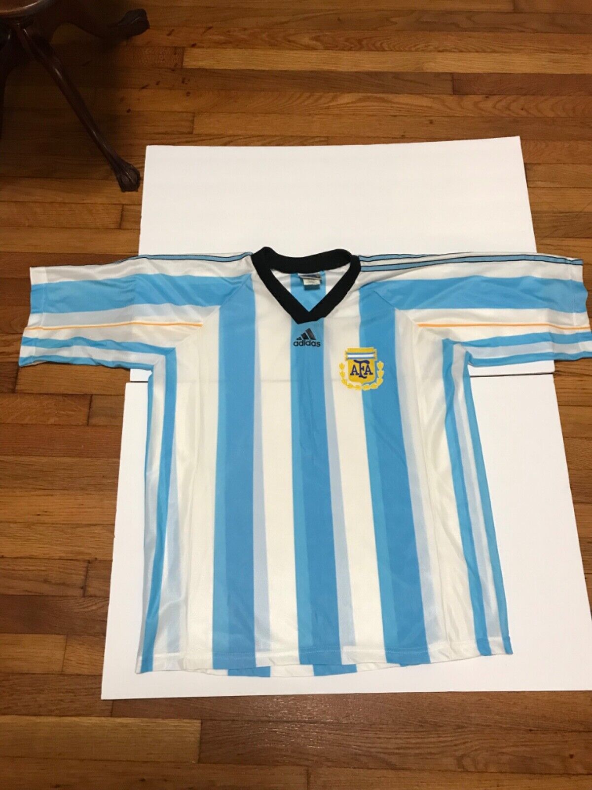 Vintage 90s Reusch Argentina AFA Soccer Futbol Football Jersey XL