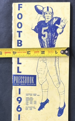 EAST TEXAS STATE COLLEGE Commerce TX FOOTBALL PRESSBOOK - 1966 - Picture 15 of 15