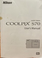 Nikon Cool Pix S70 Users Manual English Edition