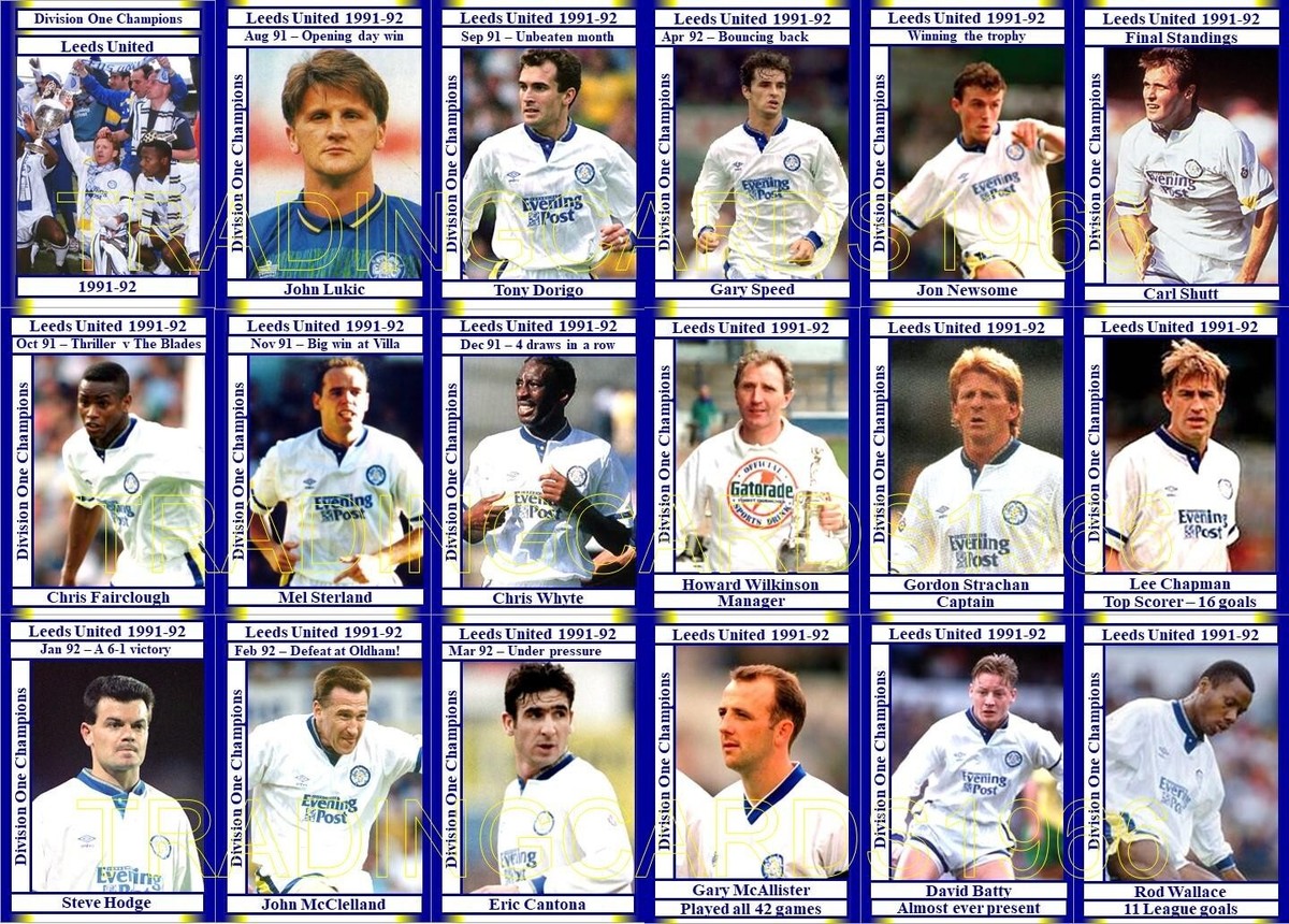 Cartes Collection Leeds United – 1923, Vintage, Collection Pinnace Phillips