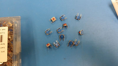 (10 PCS) KSA0V331 ITT CANNON SWITCH TACTILE SPST-NO 0.01A 32V