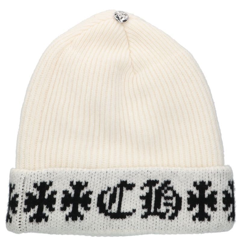 Chrome Hearts Big Daddy Cashmere Knit Beanie With Star Ball Chrome Hearts Big Daddy Cashmere Knit Beanie With Star Ball
