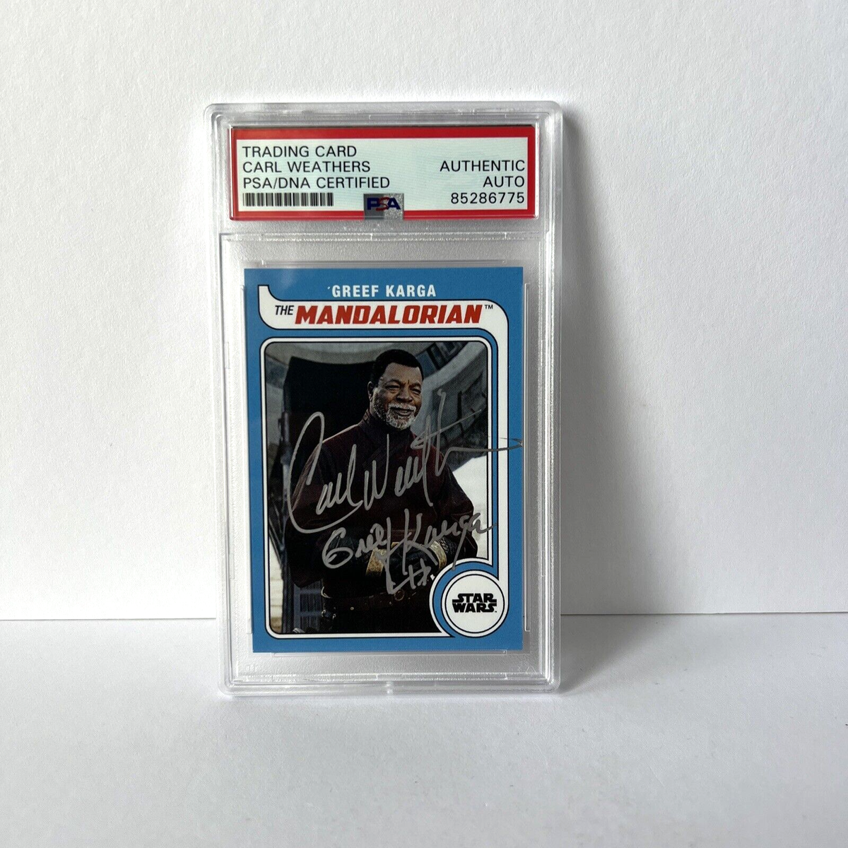 2023 Topps Throwback Carl Weathers Autographed Signed Star Wars