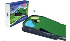 PGA TOUR INDOOR OUTDOOR GOLF PRACTICE PUTTING GREEN+ BALL RETURN AND FREE GIFTS.
