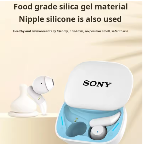 Sony Wireless Bluetooth Headphone In-ear Earplugs Sleep Noise - Blue Black - Picture 2 of 6