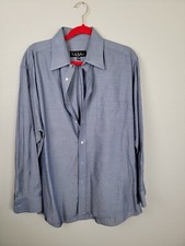 Nicole Miller NY Men's Shirt SZ M 15.5 - 32/33 Gray