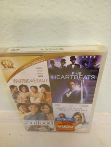 Soulful Classics DVD Set Waiting To Exhale/Soulfood/The Five Heartbeats/How Stel - Picture 2 of 3