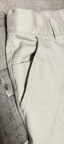 Lee School Pants Boys 16 Khaki Pockets Straight Leg Unisex - Picture 6 of 9