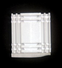 10pc ASIC Chip IC CPU Aluminum Heatsink Heat Sink 28x28x6mm Natural  Adhesive