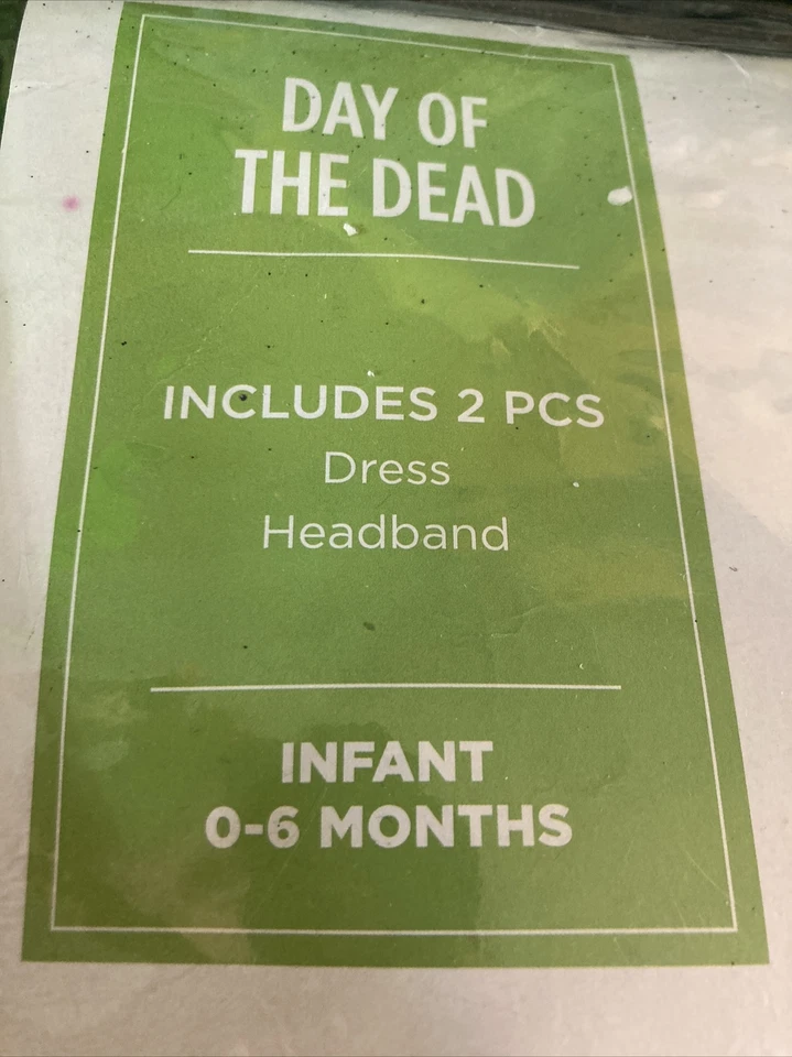 Día de los Muertos Niña Esqueleto Calavera Disfraz Elegante Halloween Bebé Niño Disfraz Foto 3 de 4