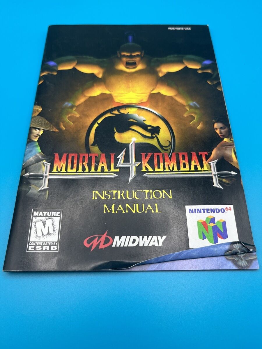 Mortal Kombat 4 MK4 (Nintendo 64 N64, 1998) Sealed!!!