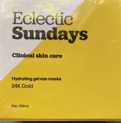 Eclectic Sundays 24K Gold Hydrating Gel Eye Mask | 60 pcs | 03/29/202