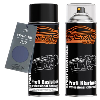 Autolack Spraydosen Set für Hyundai VU2 Mineral Blue Perl Metallic