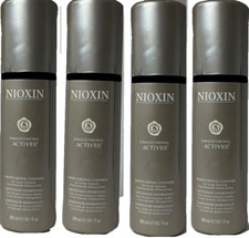 4 Nioxin Smoothing Actives Moisturizing Cleanser Unruly Hair 10.1 oz ea 613 