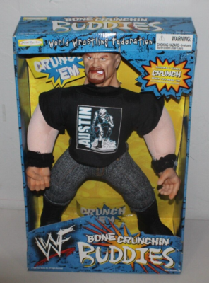 Vintage WWF Bone Crunchin Buddies Stone Cold Steve Austin Jakks