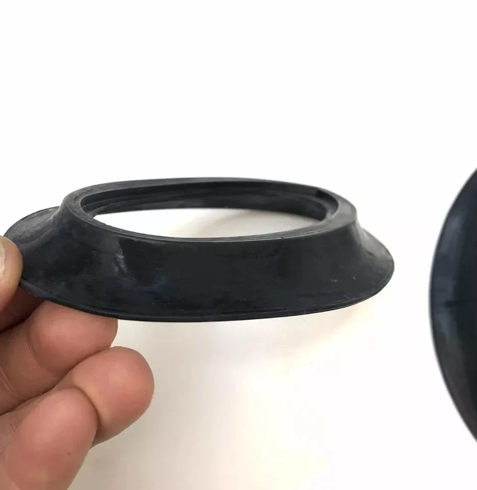 For 1937 Plymouth Front Right Left Head Light Lamp Thick Base Rubber Pads Black - Image 3 of 4