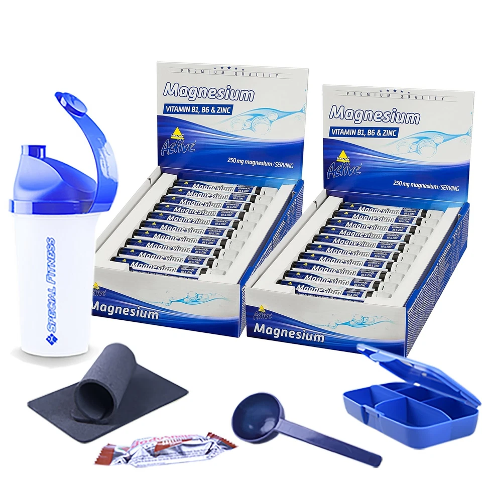 2 x INKO Active Magnesium, 40 Trinkgläser à 25 ml (2 Packungen) ++