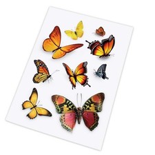 Butterfly Vinyl Car Stickers, Butterflies Insect Scratch Cover Waterproof
