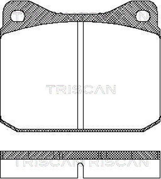 Triscan Bremsbelagsatz Scheibenbremse 8110 29788 FüR VW LT 28 35 1 281 363 Bus-image