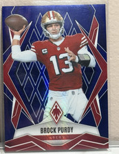 Panini Phoenix Football 2025 Brock Purdy 49ers #33 Blue Winter Hyper /199