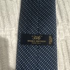 Brooks Brothers 346 Men’s Blue Geometric Woven Silk Tie w/ Logo Accent — photo 1