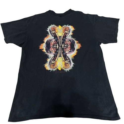 Tool Band T-Shirt Parabole Graphique Noir Vintage Double Face Homme Large - Photo 2 sur 8