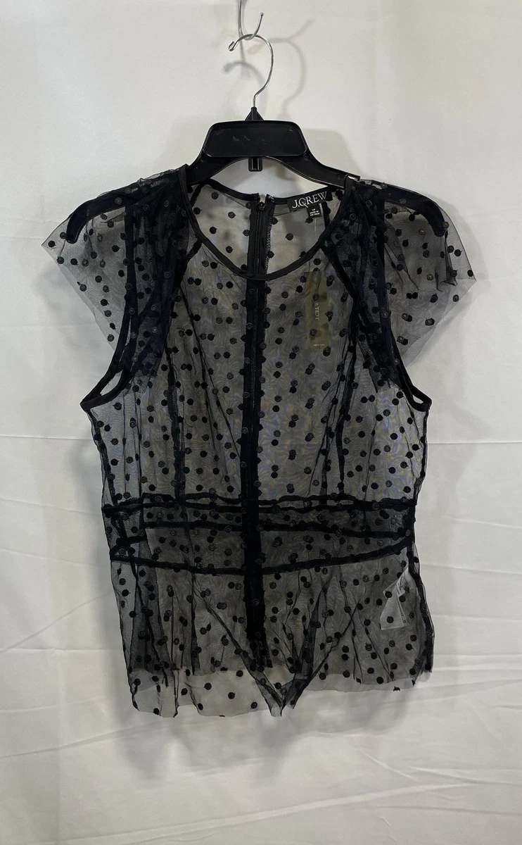 Polka Dot Sheer Tops for Women for sale | eBay