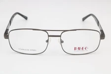 Modern Optical B.M.E.C. Big Issue Gunmetal Aviator Eyeglasses Frames 58-18-145