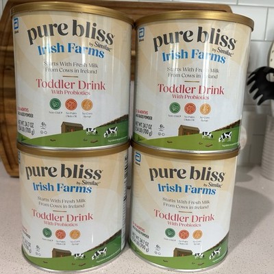 NEW 4 Cans Pure Bliss Similac Irish Farms Toddler Baby Formula 24.7 oz EXP 09/26