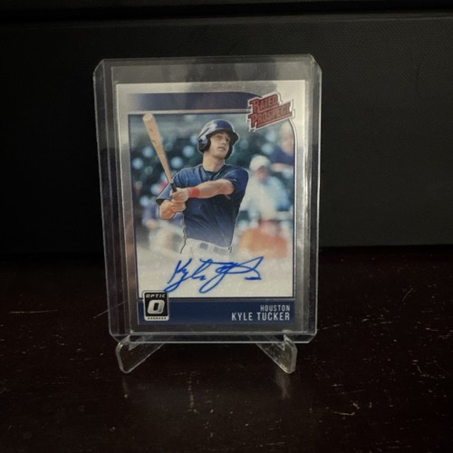 Kyle Tucker #KT 2018 Panini Donruss Optic Rated Prospect Signatures card