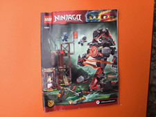 Lego Plan Instruction Notice Ninjago 72626
