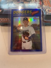 2026 Topps Heritage Emmet Sheehan **Blue Parallel /150**Color Match Dodgers #178